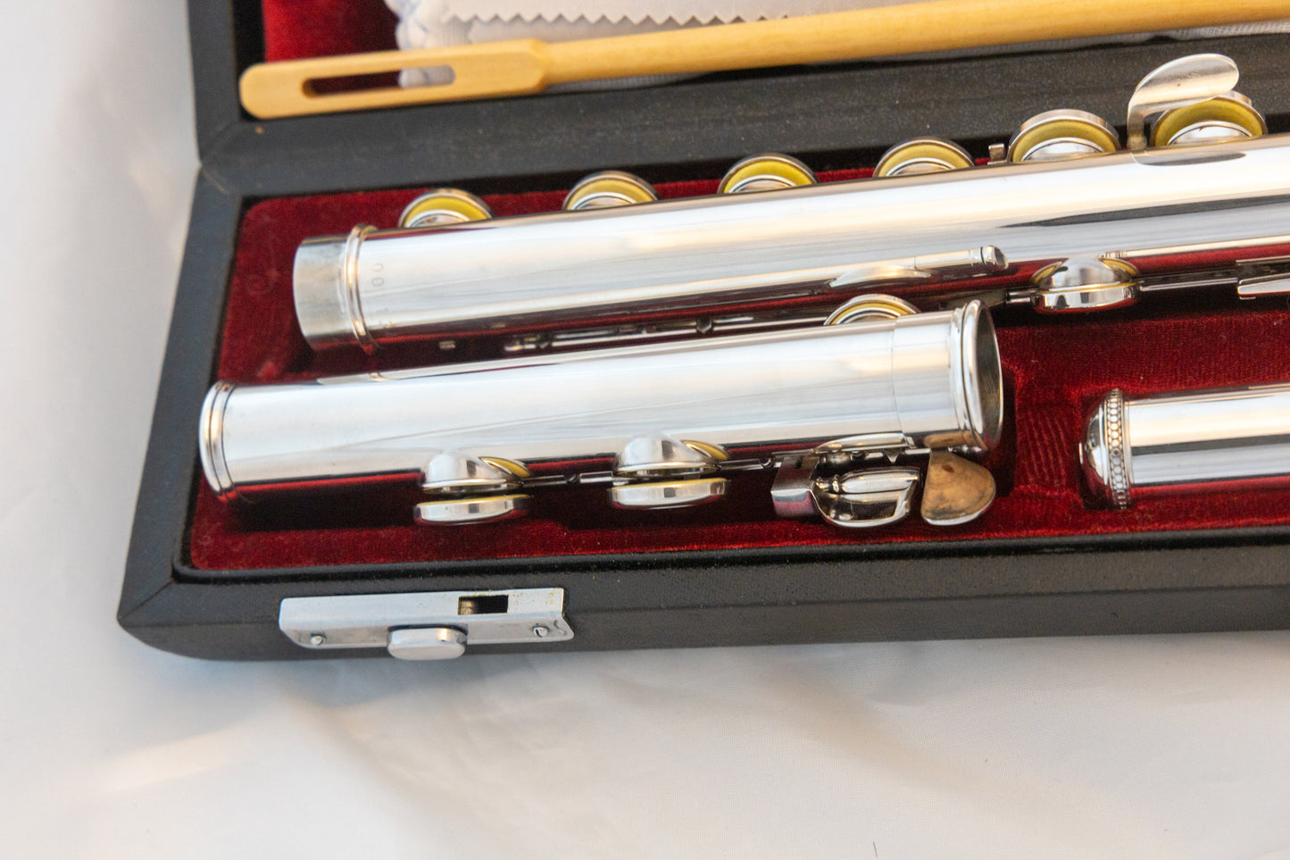 Yamaha YFL-451 Intermediate Flute *All silver *Made in Japan *Cleaned & Serviced