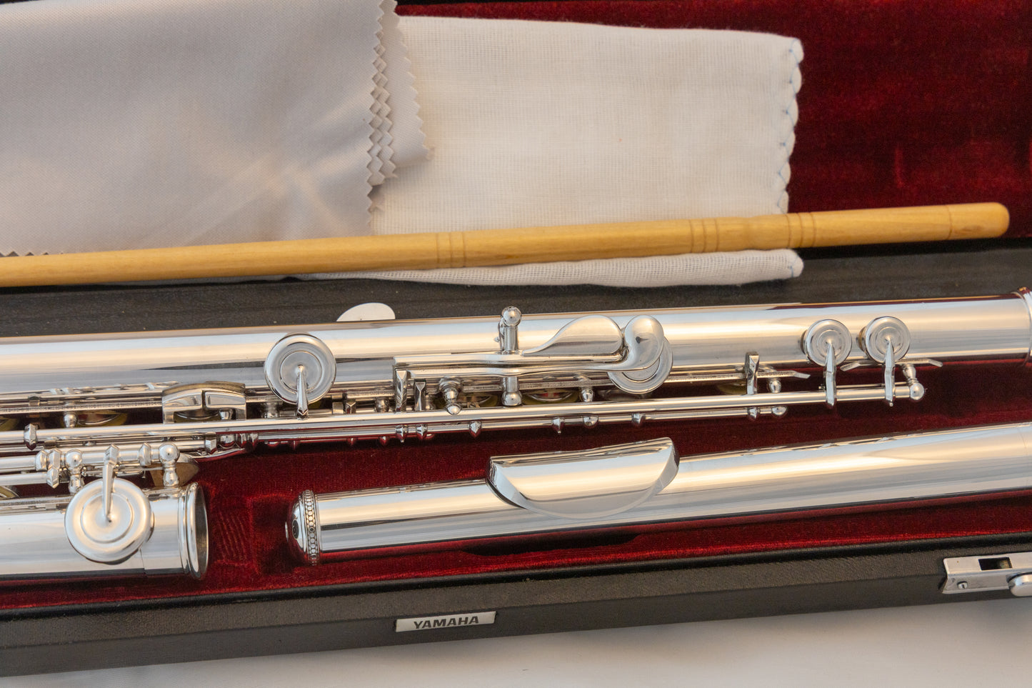 Yamaha YFL-451 Intermediate Flute *All silver *Made in Japan *Cleaned & Serviced