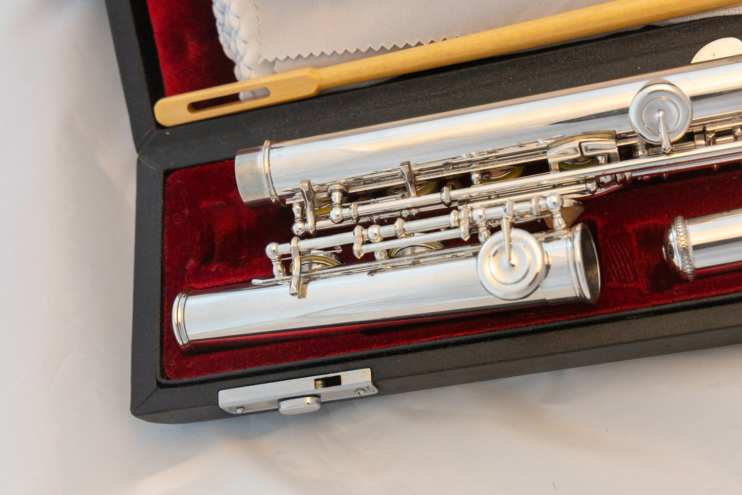 Yamaha YFL-451 Intermediate Flute *All silver *Made in Japan *Cleaned & Serviced