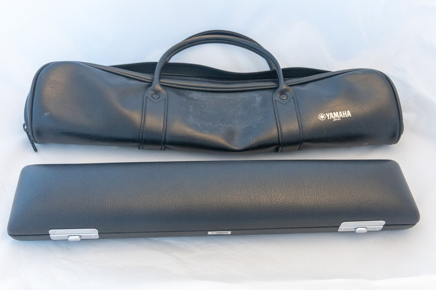 Yamaha YFL-481H All Silver Intermediate Flute *Open-hole *B-foot *Made in Japan *Cleaned & Serviced