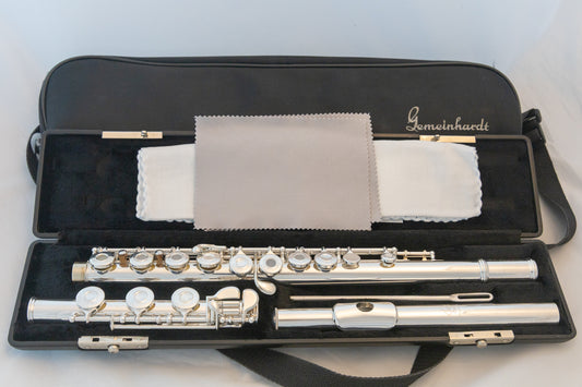 Gemeinhardt 30SHB Intermediate Flute *Solid Silver Headjoint *Low-B Foot, Offset-G*Cleaned & Serviced