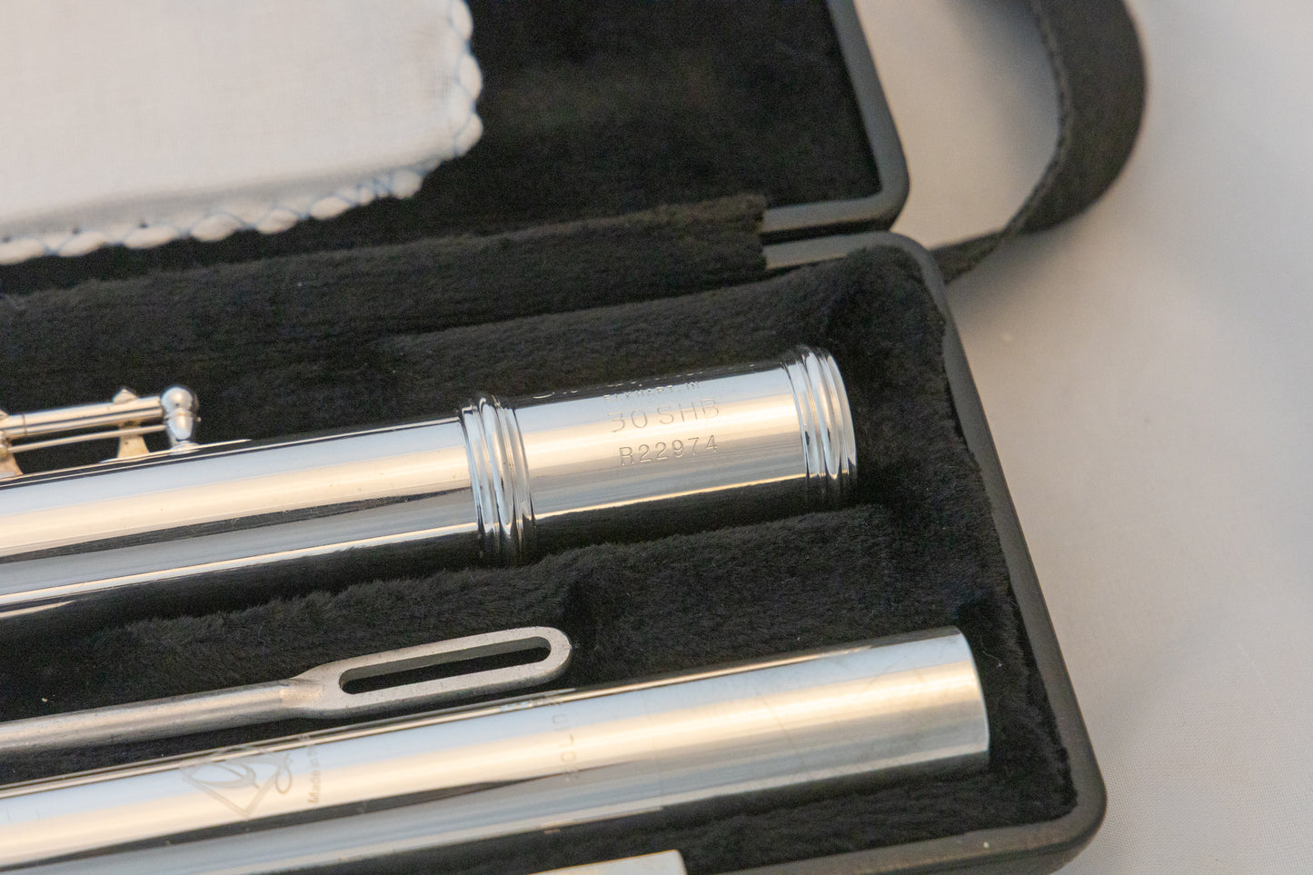 Gemeinhardt 30SHB Intermediate Flute *Solid Silver Headjoint *Low-B Foot, Offset-G*Cleaned & Serviced