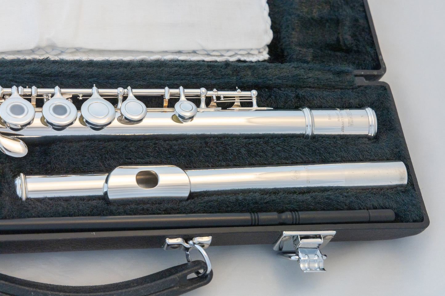Yamaha YFL-385 II Intermediate Flute *Solid Silver Headjoint *Low-B *Japan Made *Cleaned & Serviced