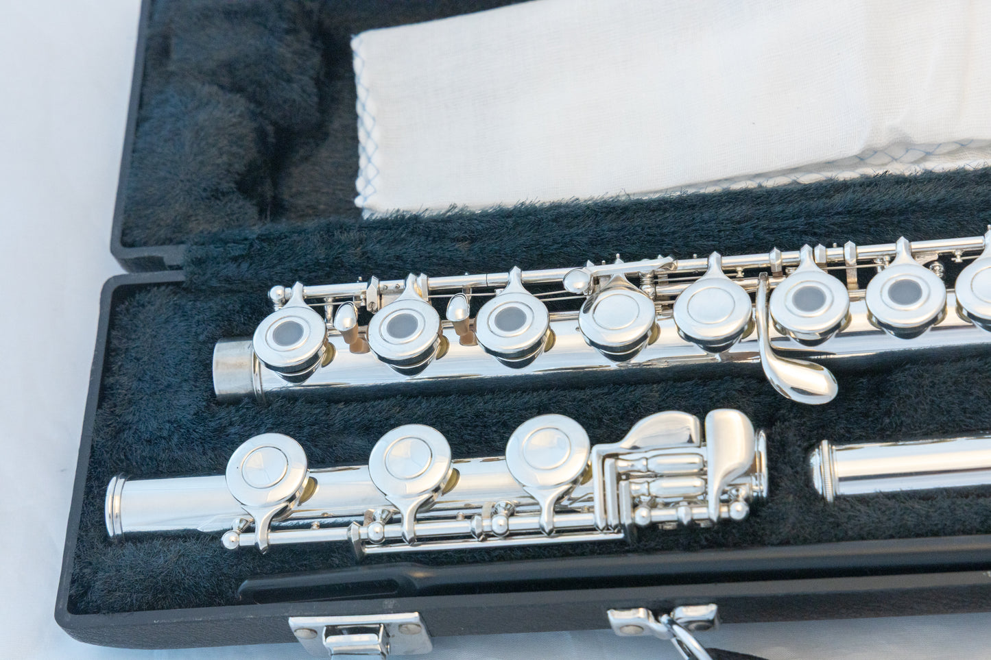 Yamaha YFL-385 II Intermediate Flute *Solid Silver Headjoint *Low-B *Japan Made *Cleaned & Serviced