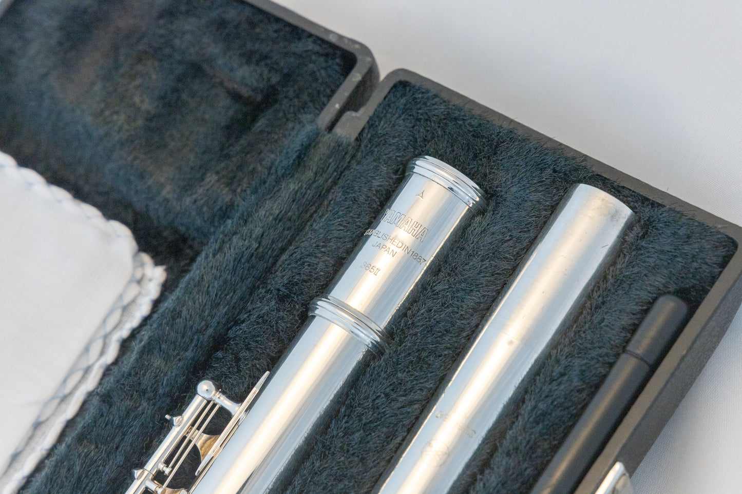Yamaha YFL-385 II Intermediate Flute *Solid Silver Headjoint *Low-B *Japan Made *Cleaned & Serviced