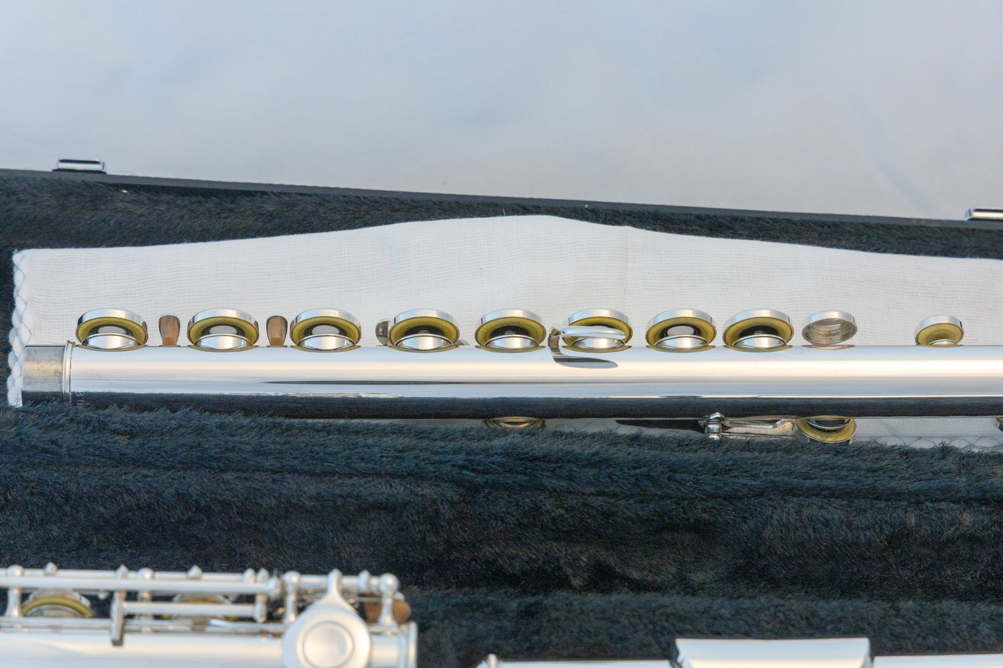 Yamaha YFL-385 II Intermediate Flute *Solid Silver Headjoint *Low-B *Japan Made *Cleaned & Serviced
