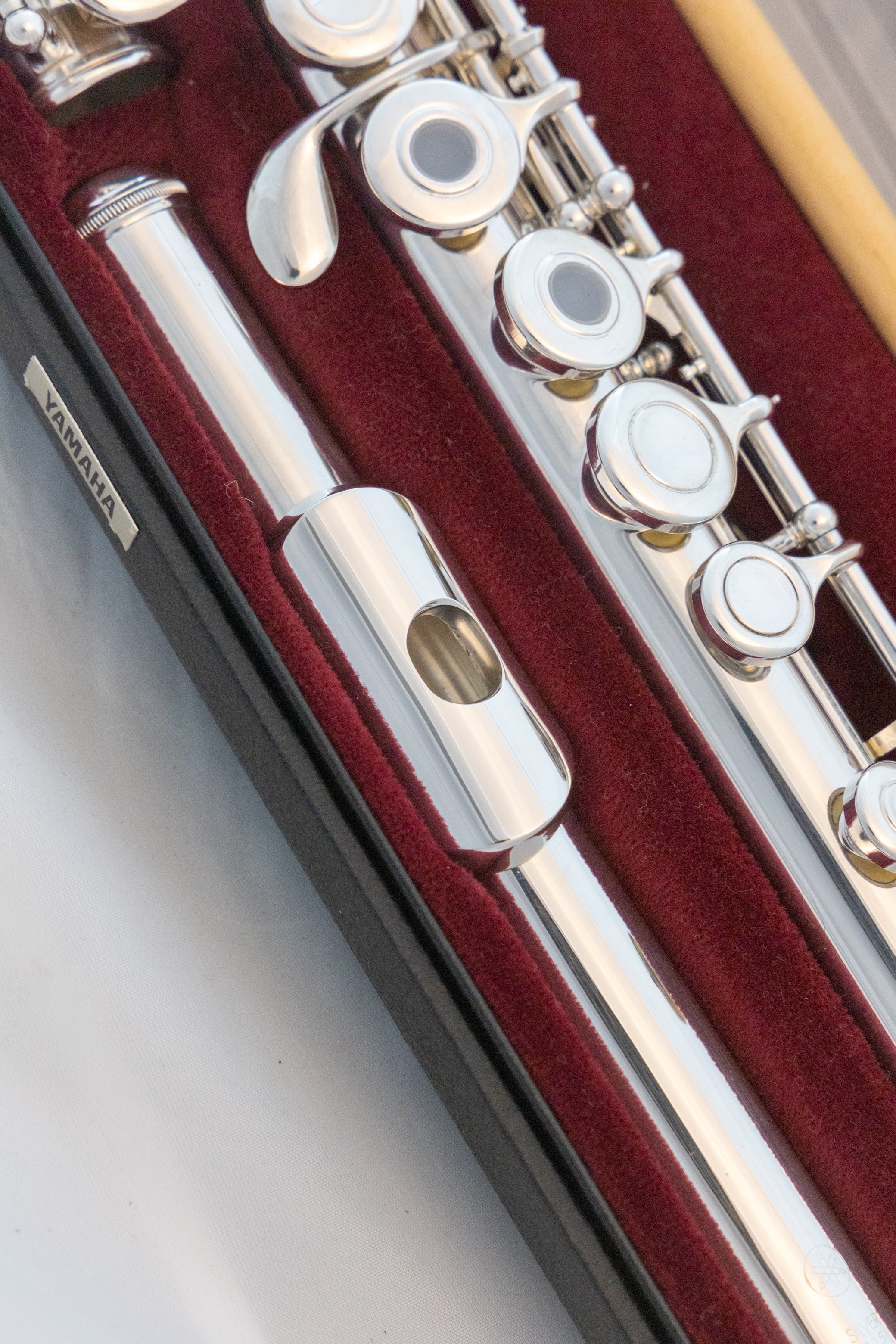 Yamaha YFL-461 II All Silver Intermediate Flute Open-hole B-foot