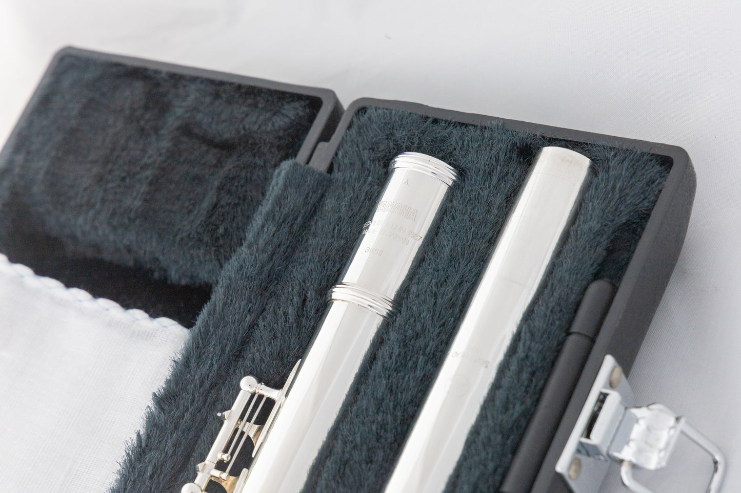 Yamaha YFL-365 II Intermediate Flute *Silver Head *Low-B *Made in Japan *Cleaned & Serviced