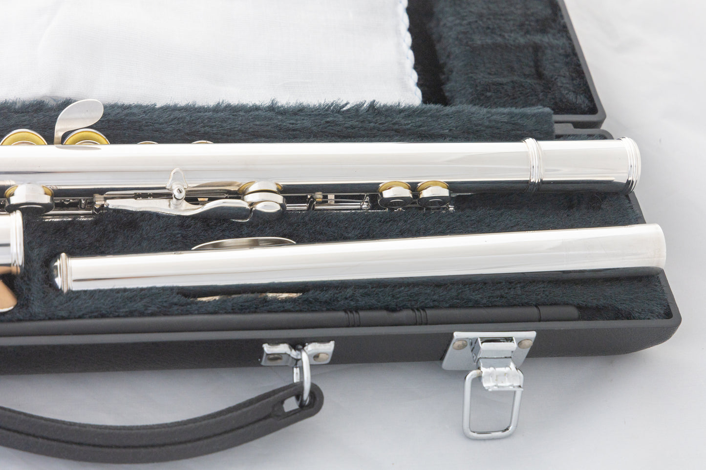 Yamaha YFL-365 II Intermediate Flute *Silver Head *Low-B *Made in Japan *Cleaned & Serviced