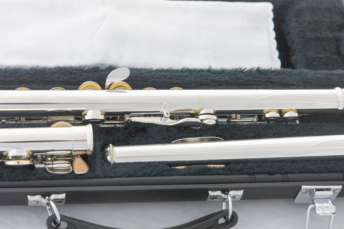 Yamaha YFL-365 II Intermediate Flute *Silver Head *Low-B *Made in Japan *Cleaned & Serviced