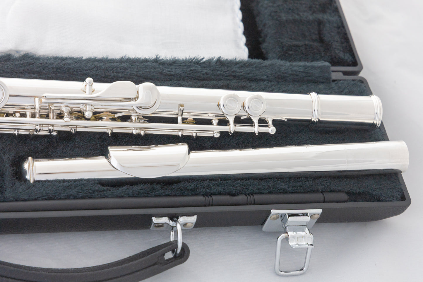 Yamaha YFL-365 II Intermediate Flute *Silver Head *Low-B *Made in Japan *Cleaned & Serviced