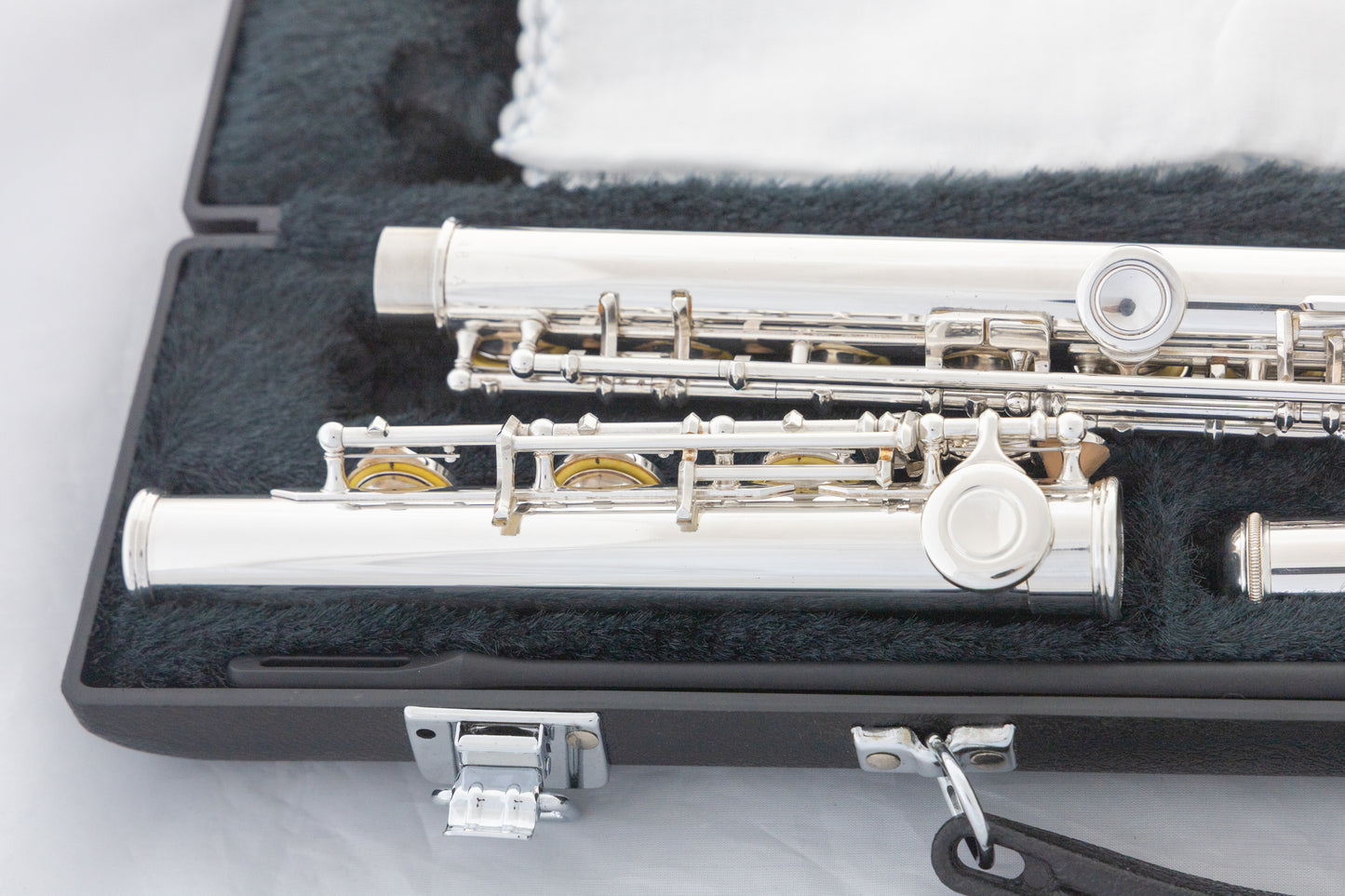 Yamaha YFL-365 II Intermediate Flute *Silver Head *Low-B *Made in Japan *Cleaned & Serviced