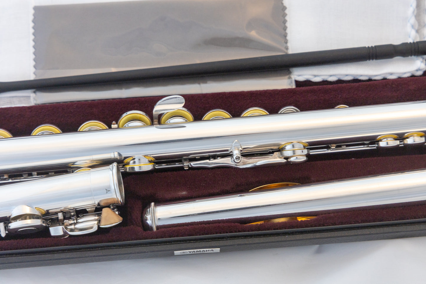 Yamaha YFL-371 Allegro Intermediate Flute *Silver Headjoint *Low-B *Split-E *Made in Japan *Overhauled New Pads
