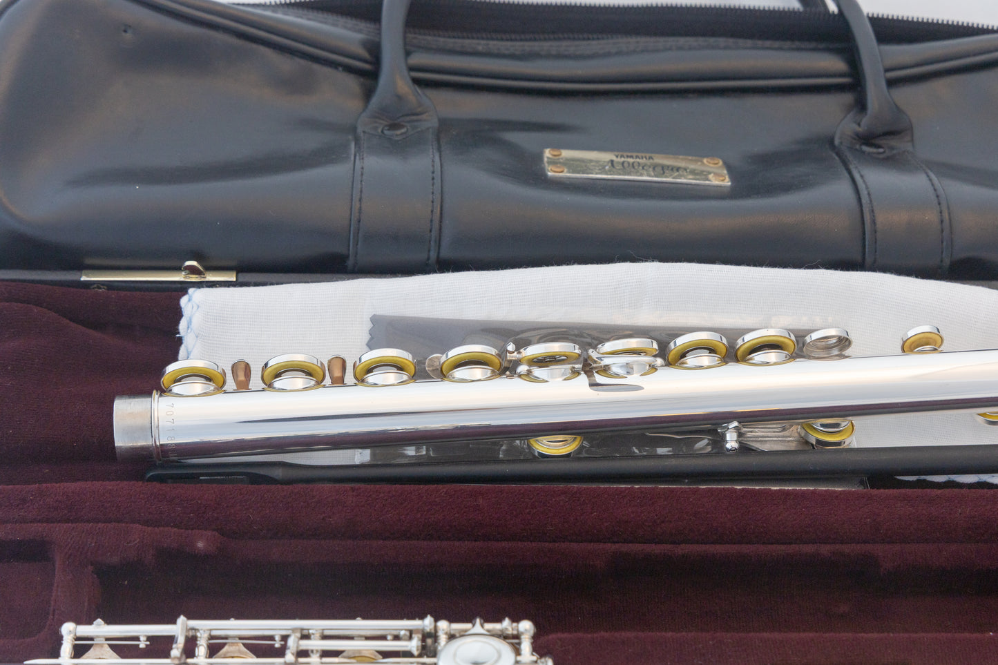 Yamaha YFL-371 Allegro Intermediate Flute *Silver Headjoint *Low-B *Split-E *Made in Japan *Overhauled New Pads