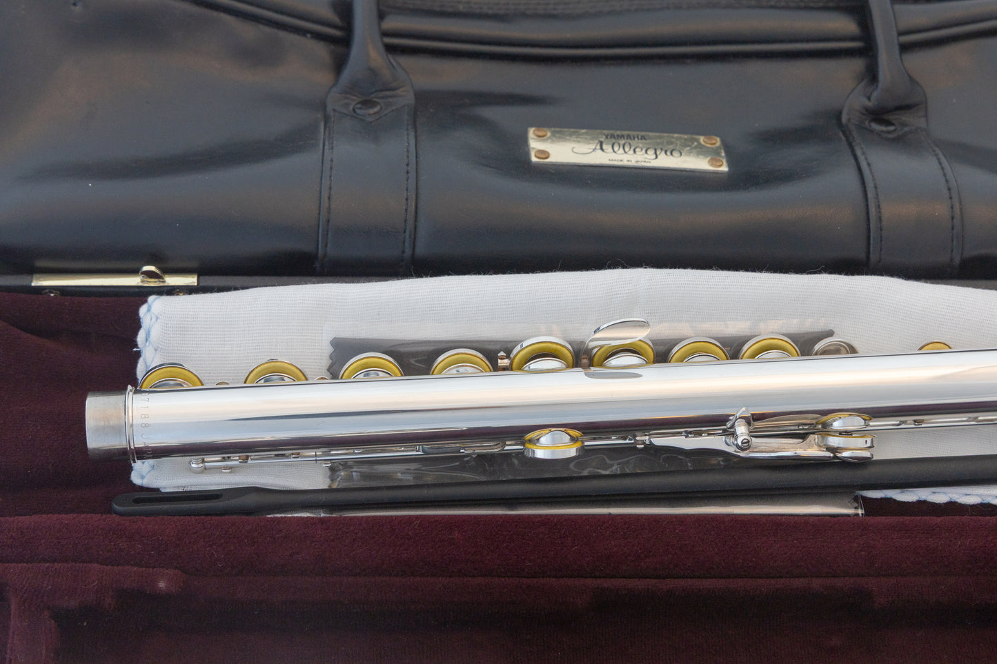Yamaha YFL-371 Allegro Intermediate Flute *Silver Headjoint *Low-B *Split-E *Made in Japan *Overhauled New Pads