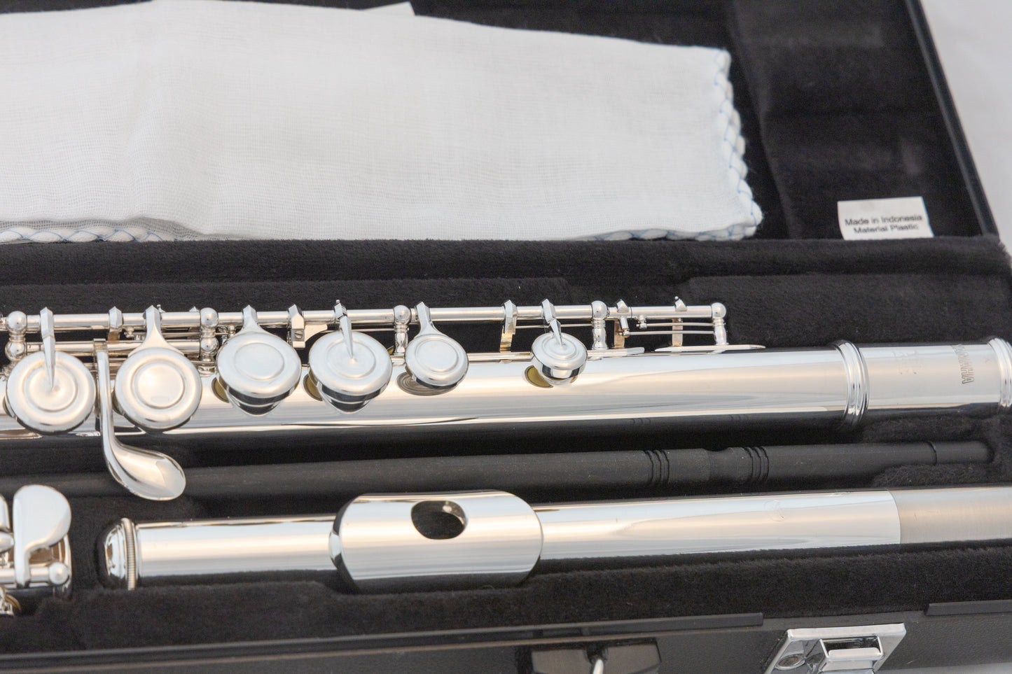 Yamaha YFL-222 Standard Silver-plated Flute *Cleaned & Serviced *Ready to play
