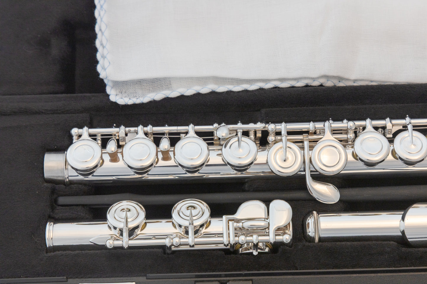 Yamaha YFL-222 Standard Silver-plated Flute *Cleaned & Serviced *Ready to play