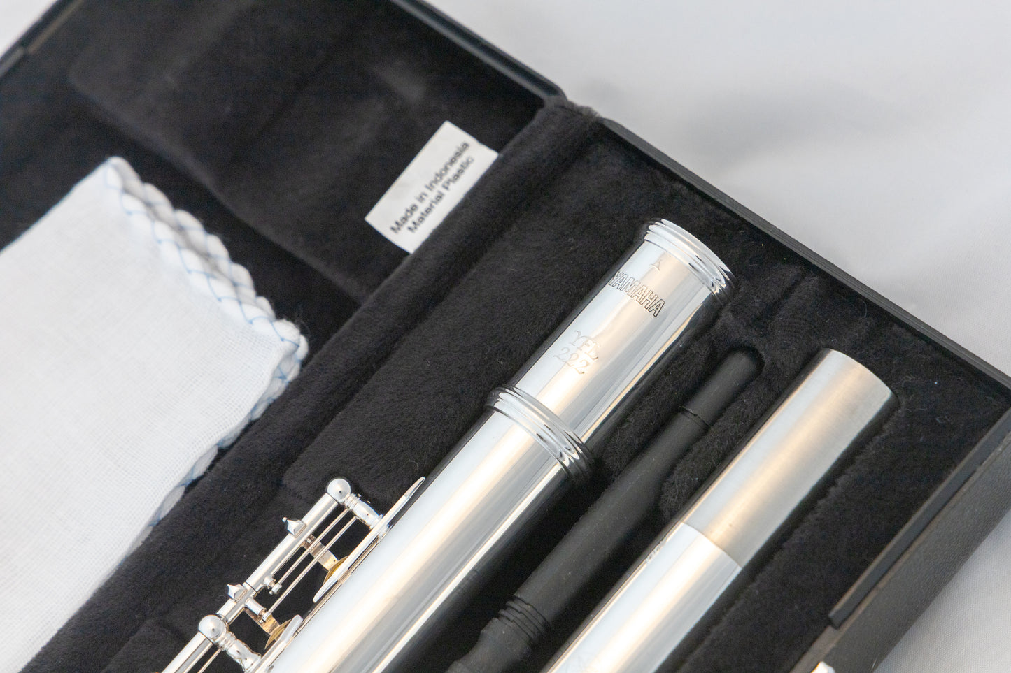 Yamaha YFL-222 Standard Silver-plated Flute *Cleaned & Serviced *Ready to play