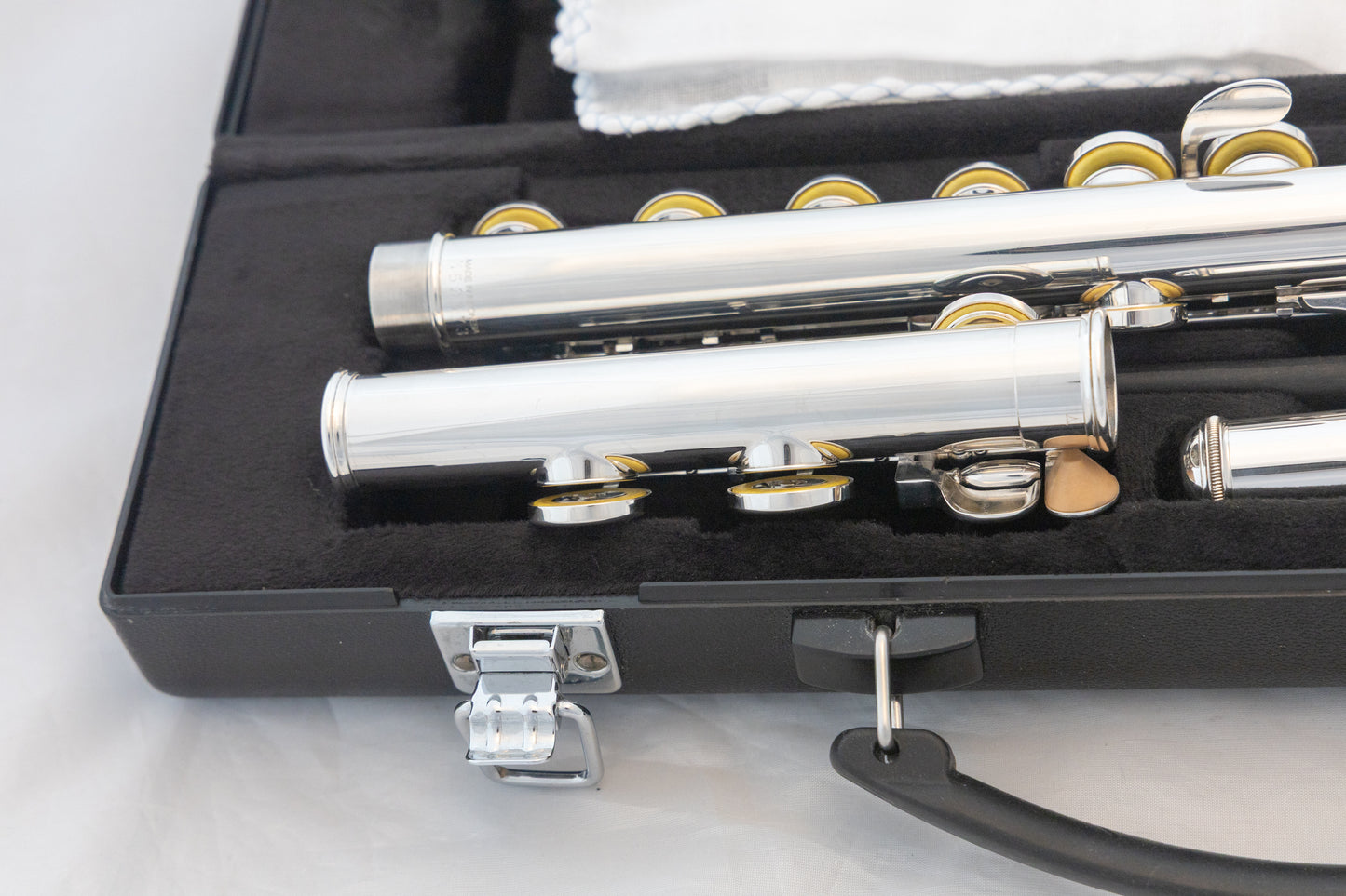 Yamaha YFL-222 Standard Silver-plated Flute *Cleaned & Serviced *Ready to play