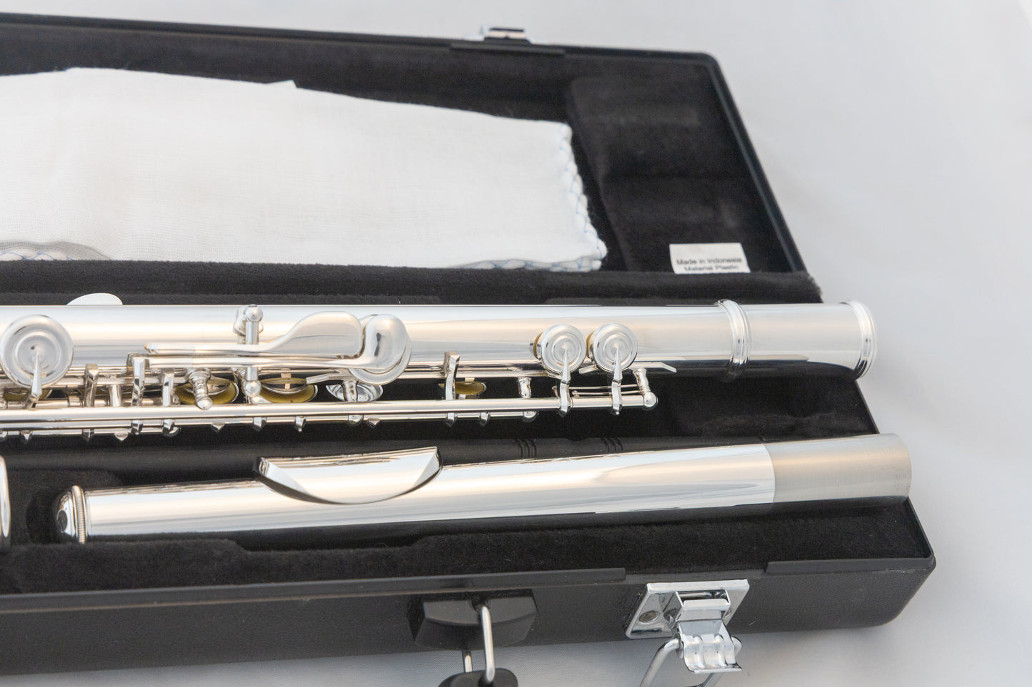Yamaha YFL-222 Standard Silver-plated Flute *Cleaned & Serviced *Ready to play