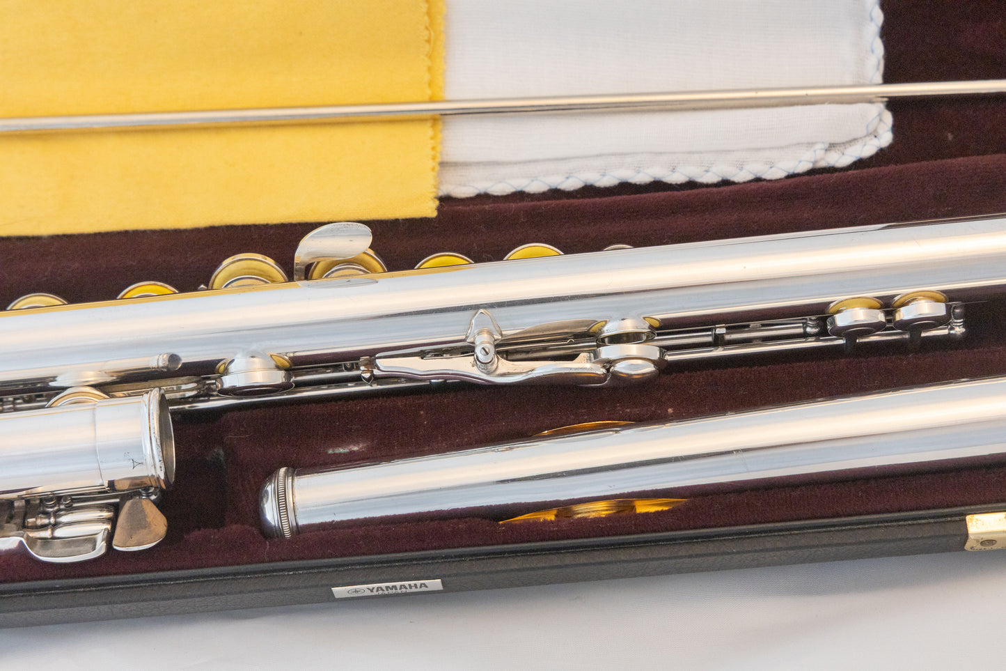 Yamaha YFL-371 Allegro Intermediate Flute *Silver Headjoint *Low-B *Split-E *Made in Japan *Cleaned & Serviced