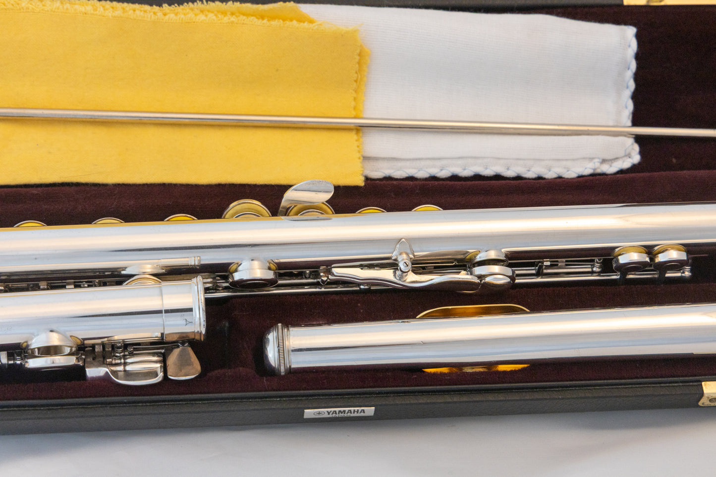 Yamaha YFL-371 Allegro Intermediate Flute *Silver Headjoint *Low-B *Split-E *Made in Japan *Cleaned & Serviced