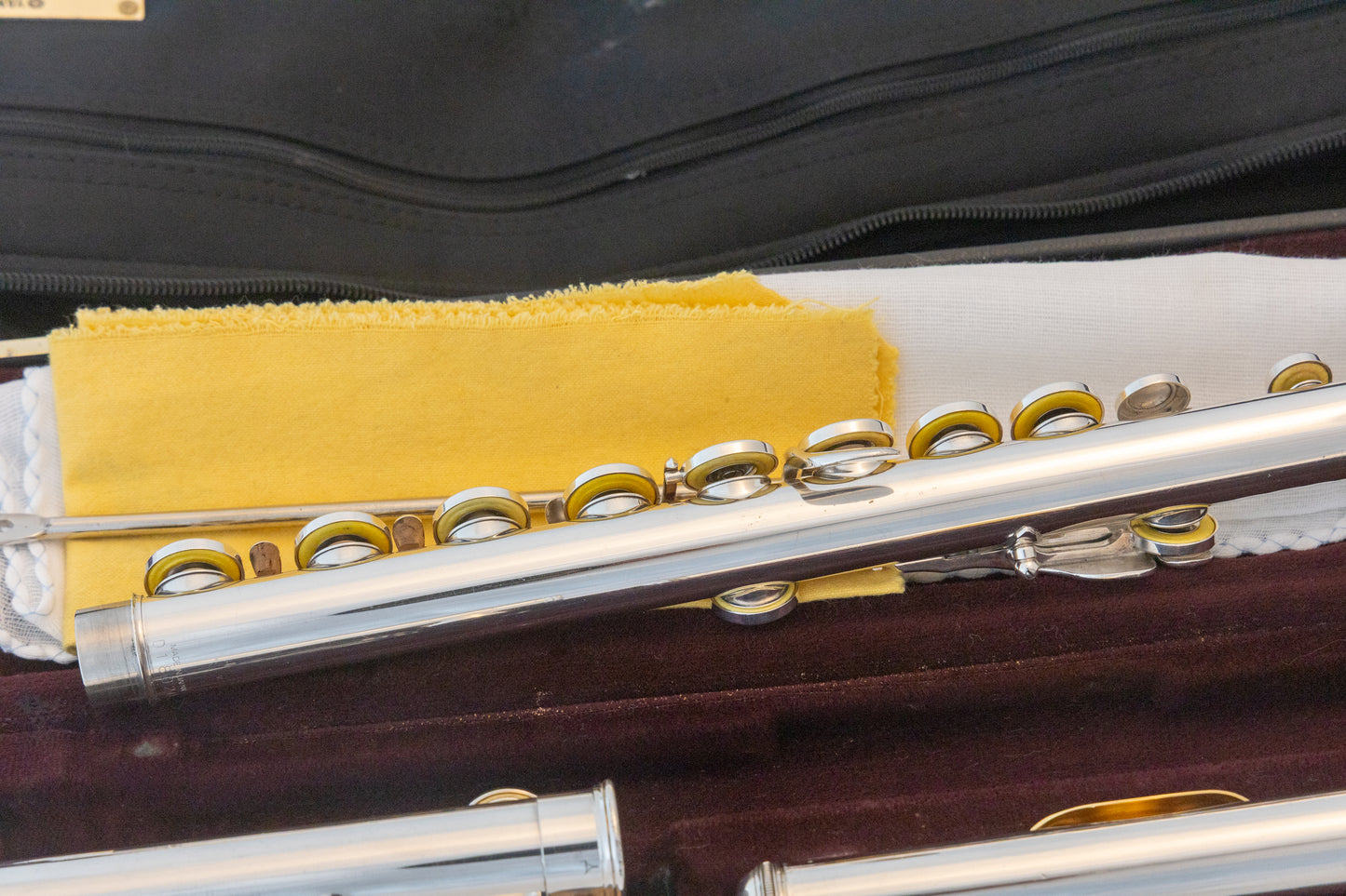 Yamaha YFL-371 Allegro Intermediate Flute *Silver Headjoint *Low-B *Split-E *Made in Japan *Cleaned & Serviced