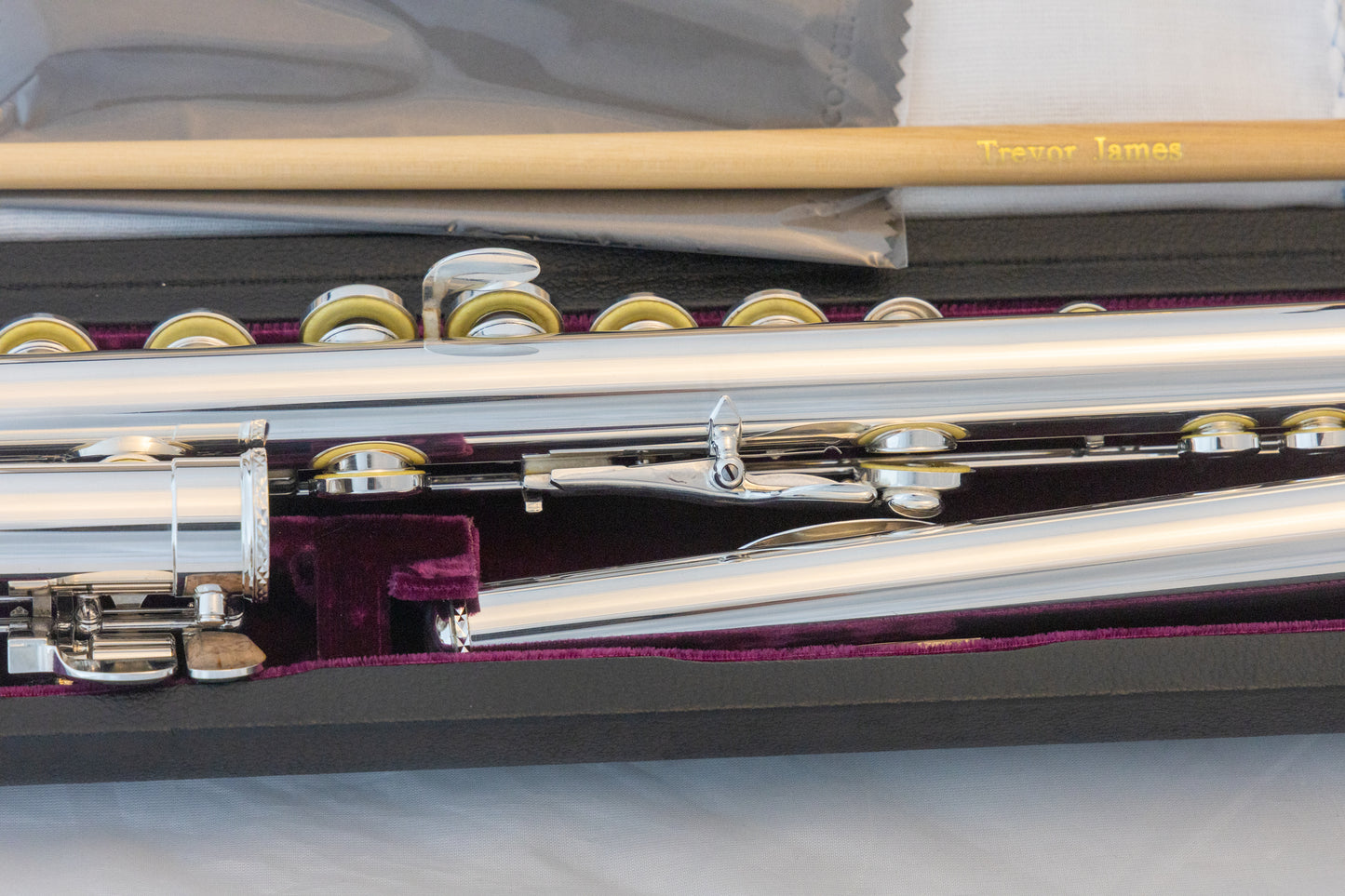 Trevor James 12XB Open hole Flute with B Foot *Cleaned & Serviced Ready to Play