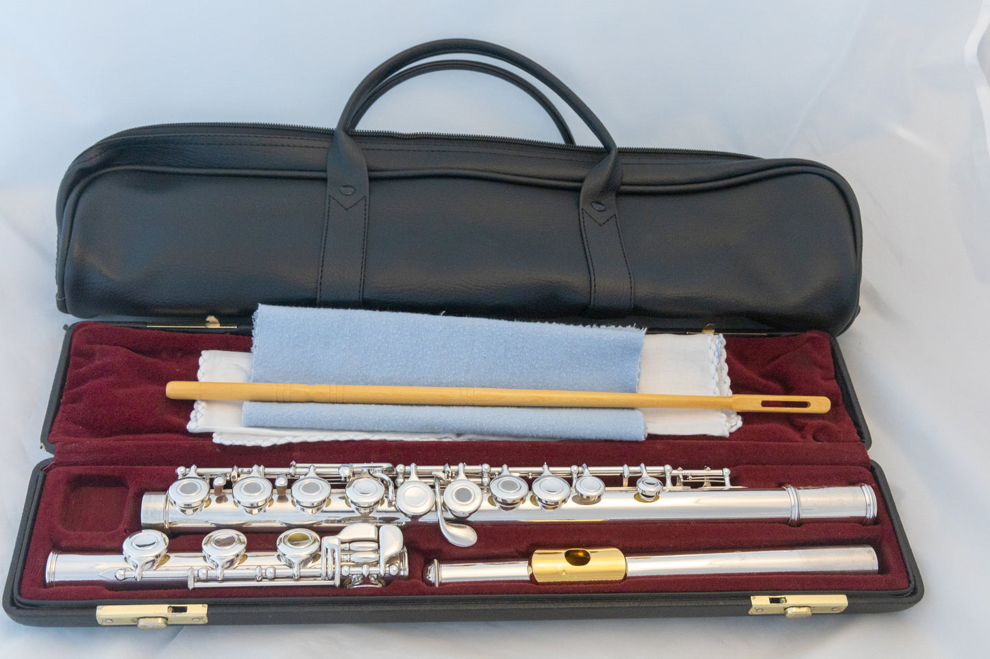 Yamaha YFL-471 Allegro All Silver Intermediate Flute *Made in Japan *Low-B *Split-E *Overhauled *New Pads