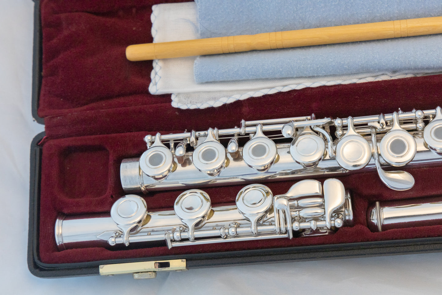 Yamaha YFL-471 Allegro All Silver Intermediate Flute *Made in Japan *Low-B *Split-E *Overhauled *New Pads