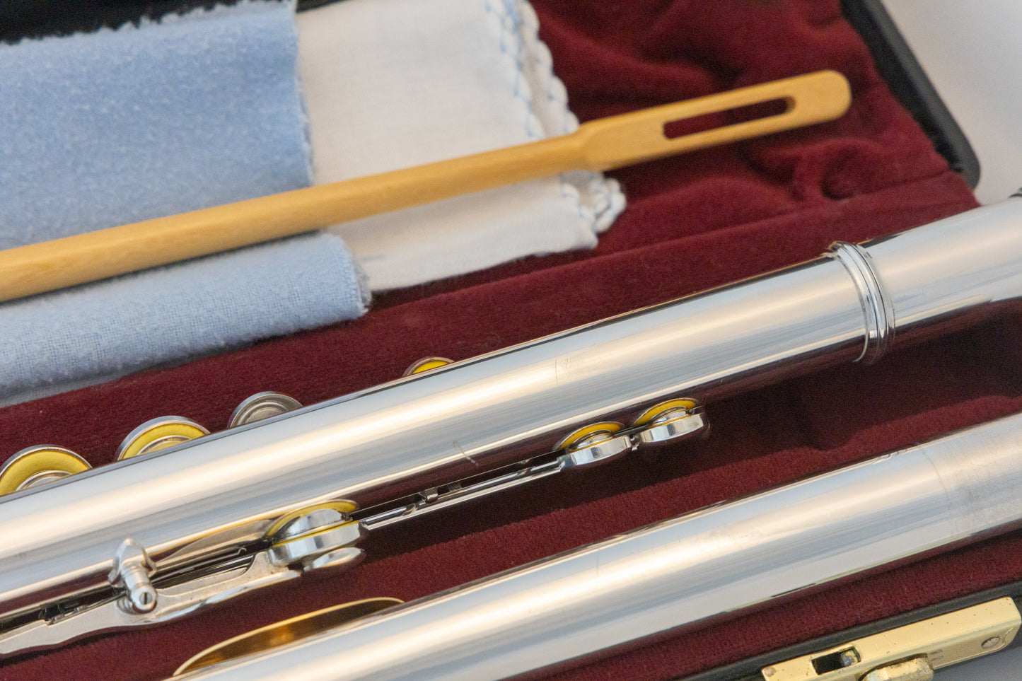Yamaha YFL-471 Allegro All Silver Intermediate Flute *Made in Japan *Low-B *Split-E *Overhauled *New Pads
