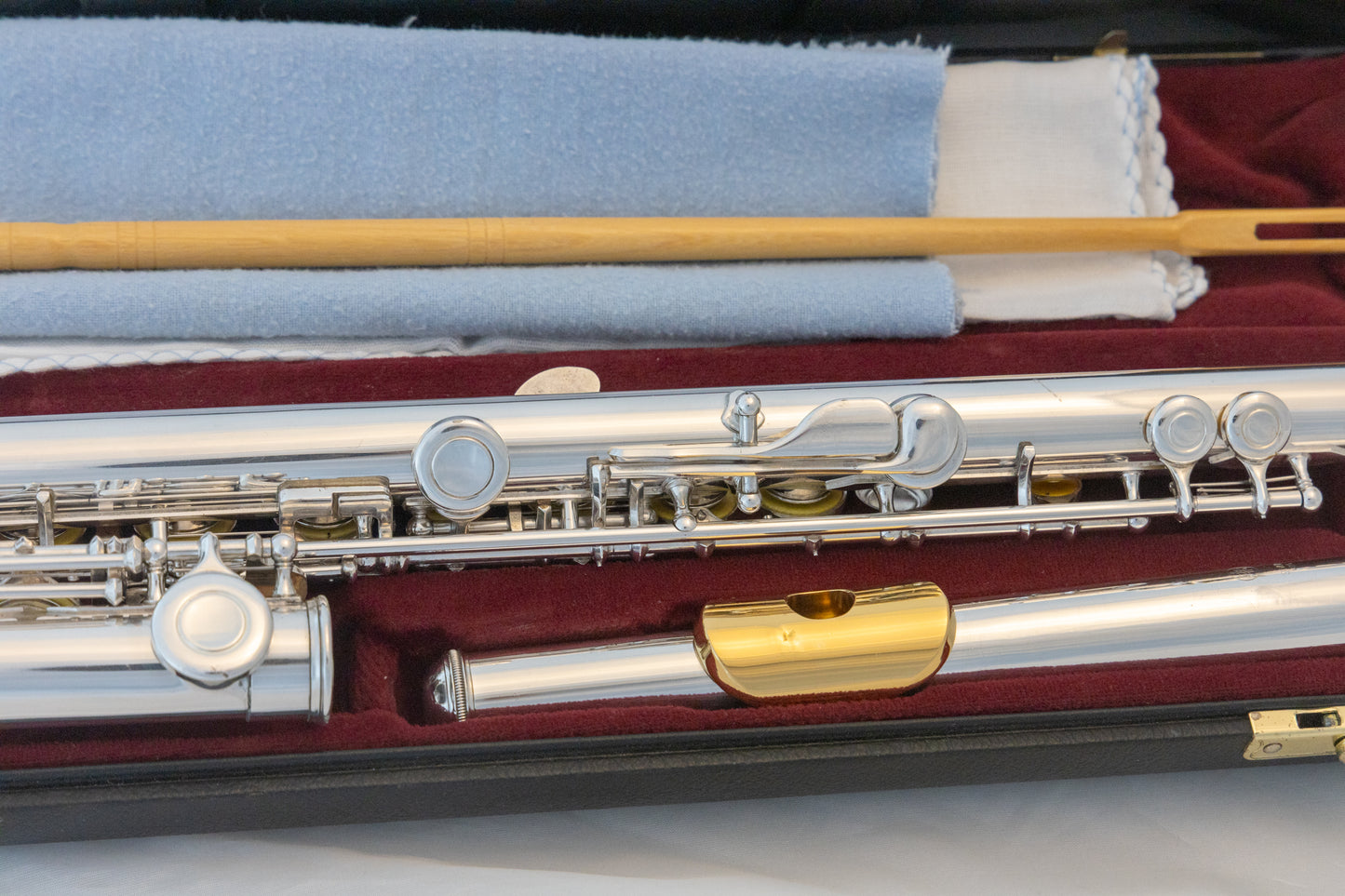 Yamaha YFL-471 Allegro All Silver Intermediate Flute *Made in Japan *Low-B *Split-E *Overhauled *New Pads