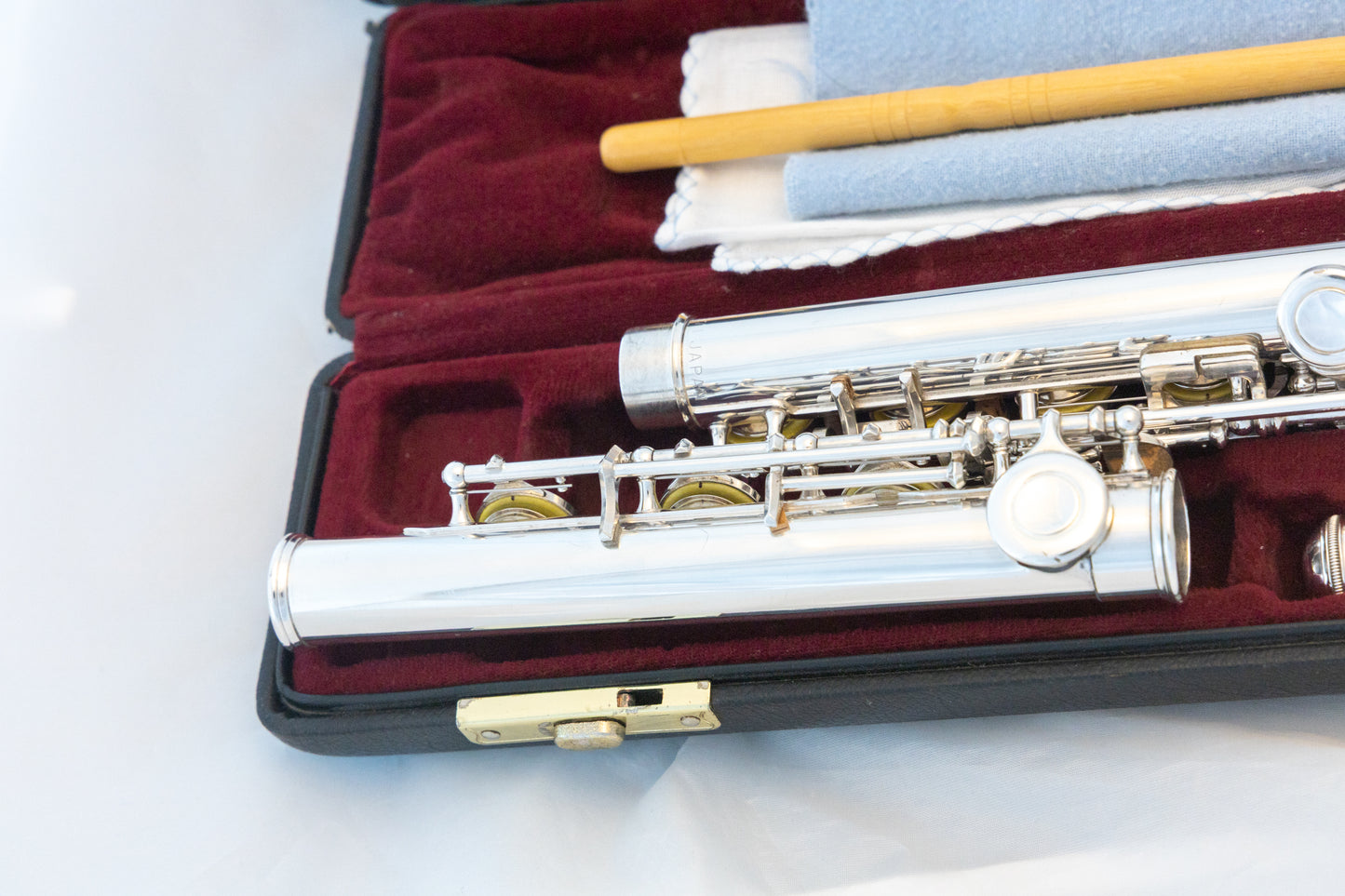 Yamaha YFL-471 Allegro All Silver Intermediate Flute *Made in Japan *Low-B *Split-E *Overhauled *New Pads