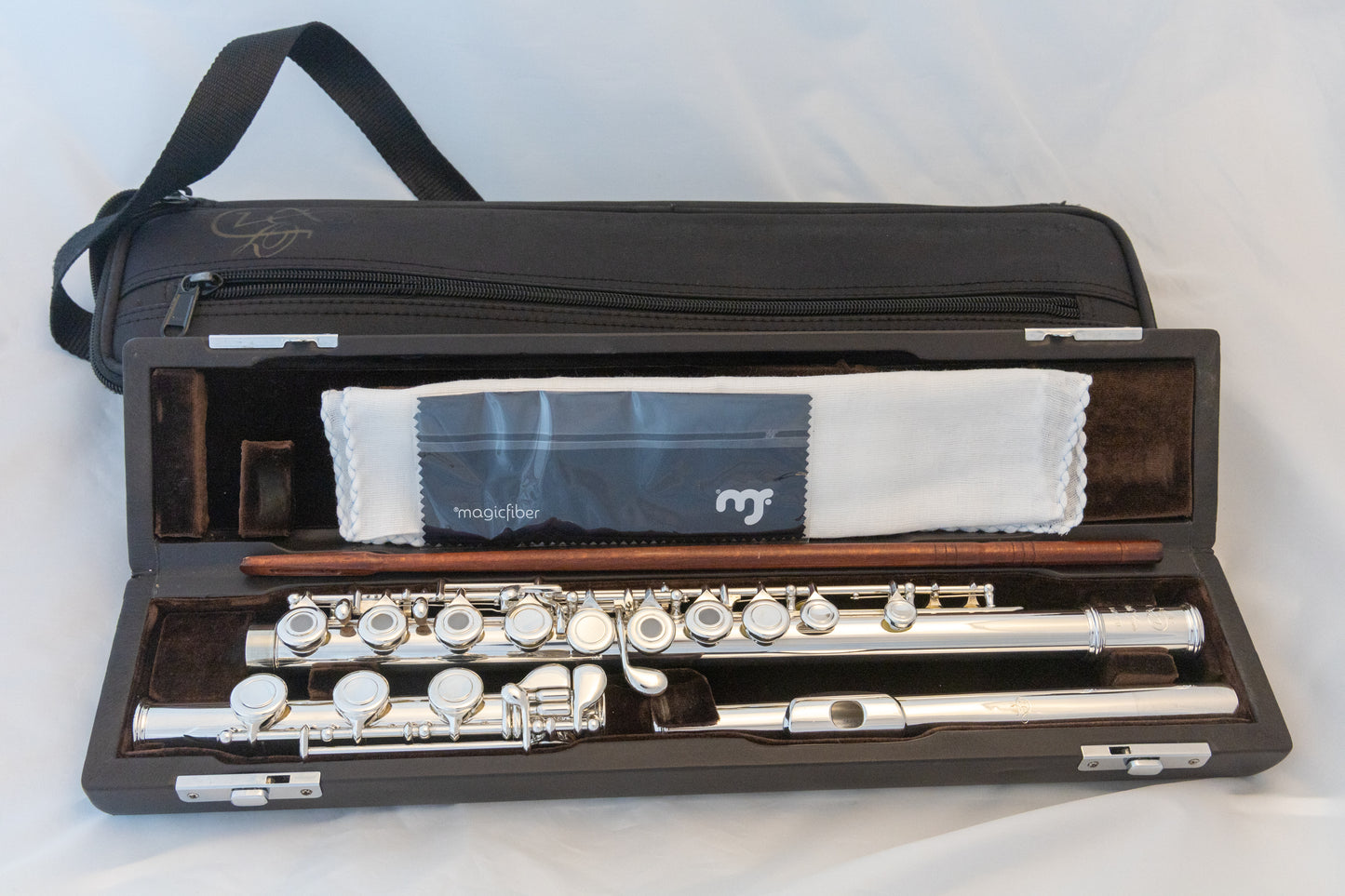 Di Zhao DZ-470 Open-hole Intermediate Flute *Split-E *Silver headjoint *Low-B *Overhauled New Pads