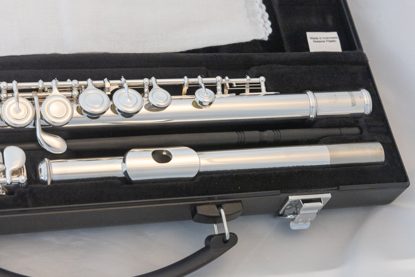 Yamaha YFL-222 Standard Silver-plated Flute *Cleaned & Serviced *Ready to play