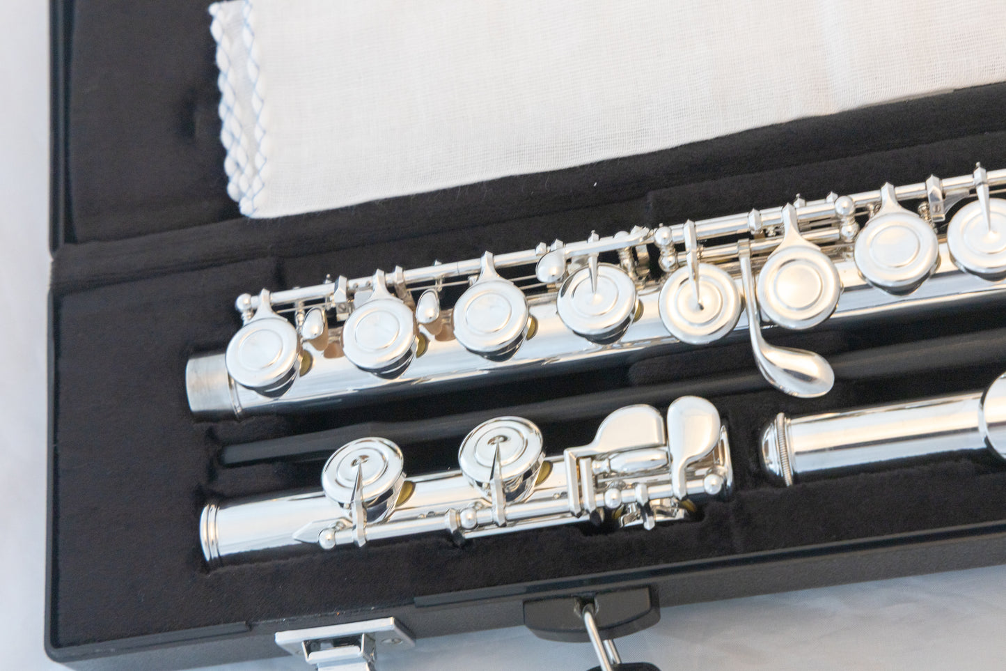 Yamaha YFL-222 Standard Silver-plated Flute *Cleaned & Serviced *Ready to play