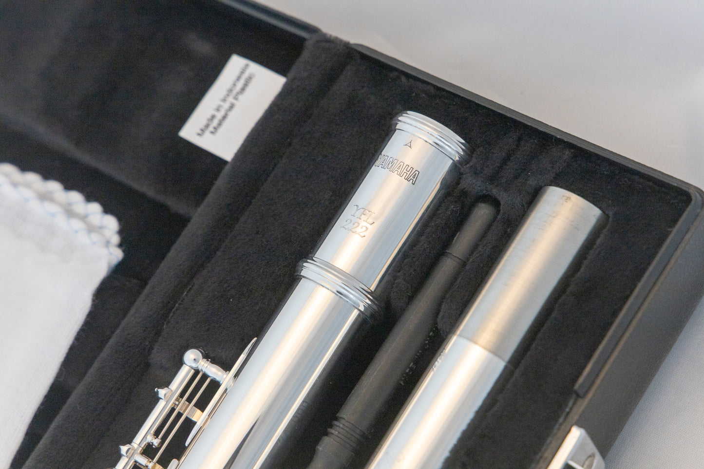 Yamaha YFL-222 Standard Silver-plated Flute *Cleaned & Serviced *Ready to play