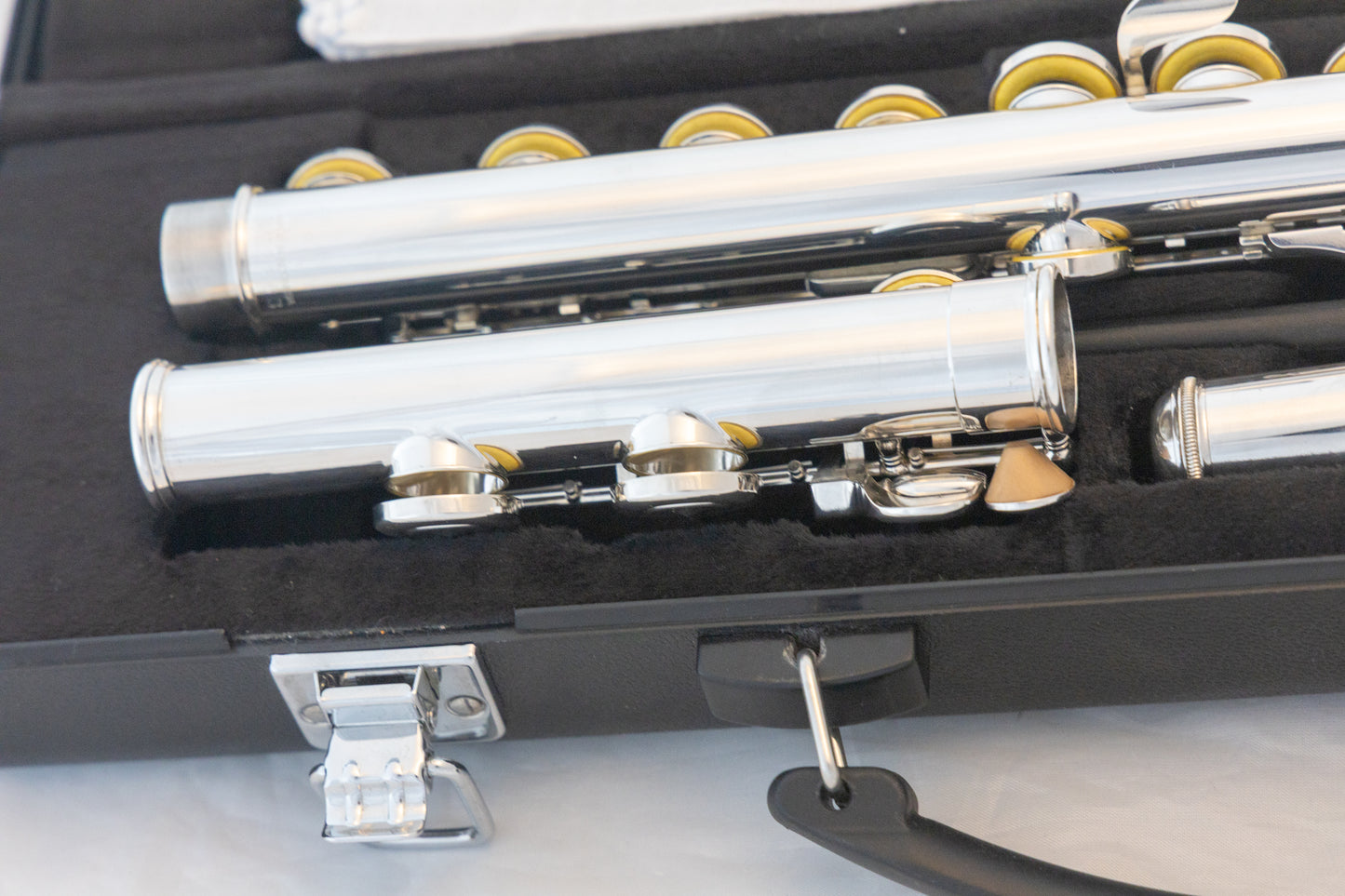 Yamaha YFL-222 Standard Silver-plated Flute *Cleaned & Serviced *Ready to play