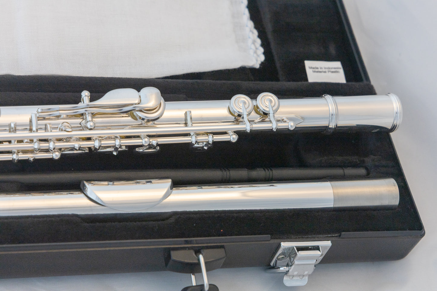 Yamaha YFL-222 Standard Silver-plated Flute *Cleaned & Serviced *Ready to play