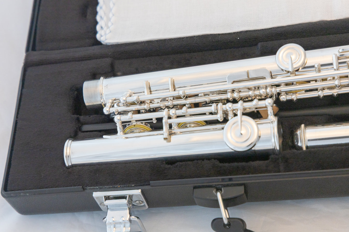 Yamaha YFL-222 Standard Silver-plated Flute *Cleaned & Serviced *Ready to play