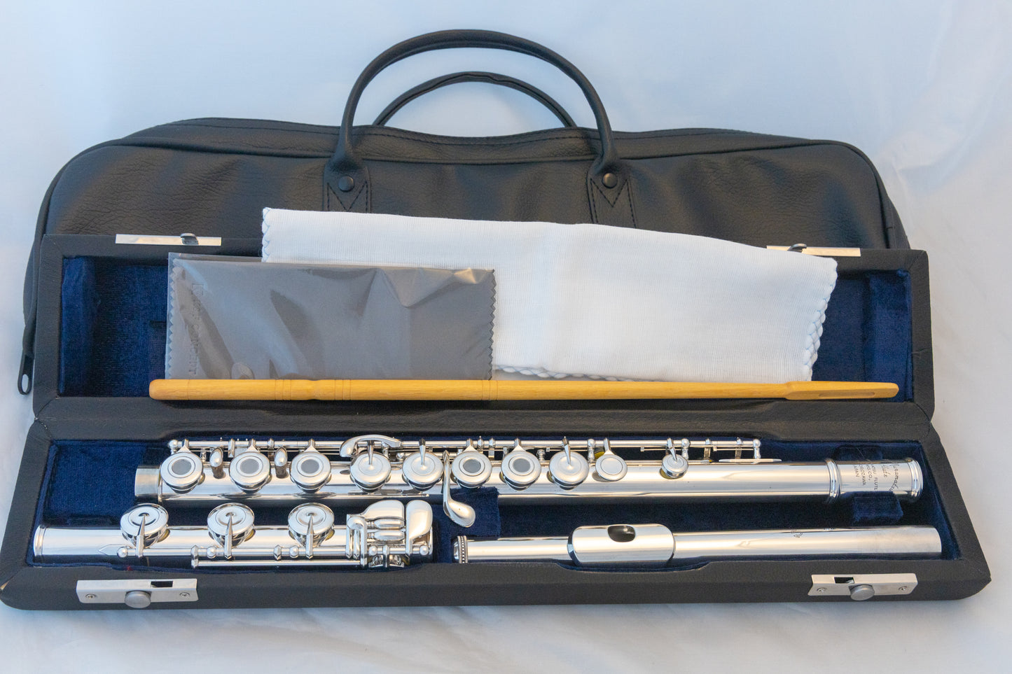 Muramatsu EX III Open-hole Intermediate Flute *Silver Headjoint *Low-B *Made in Japan *Cleaned & Serviced