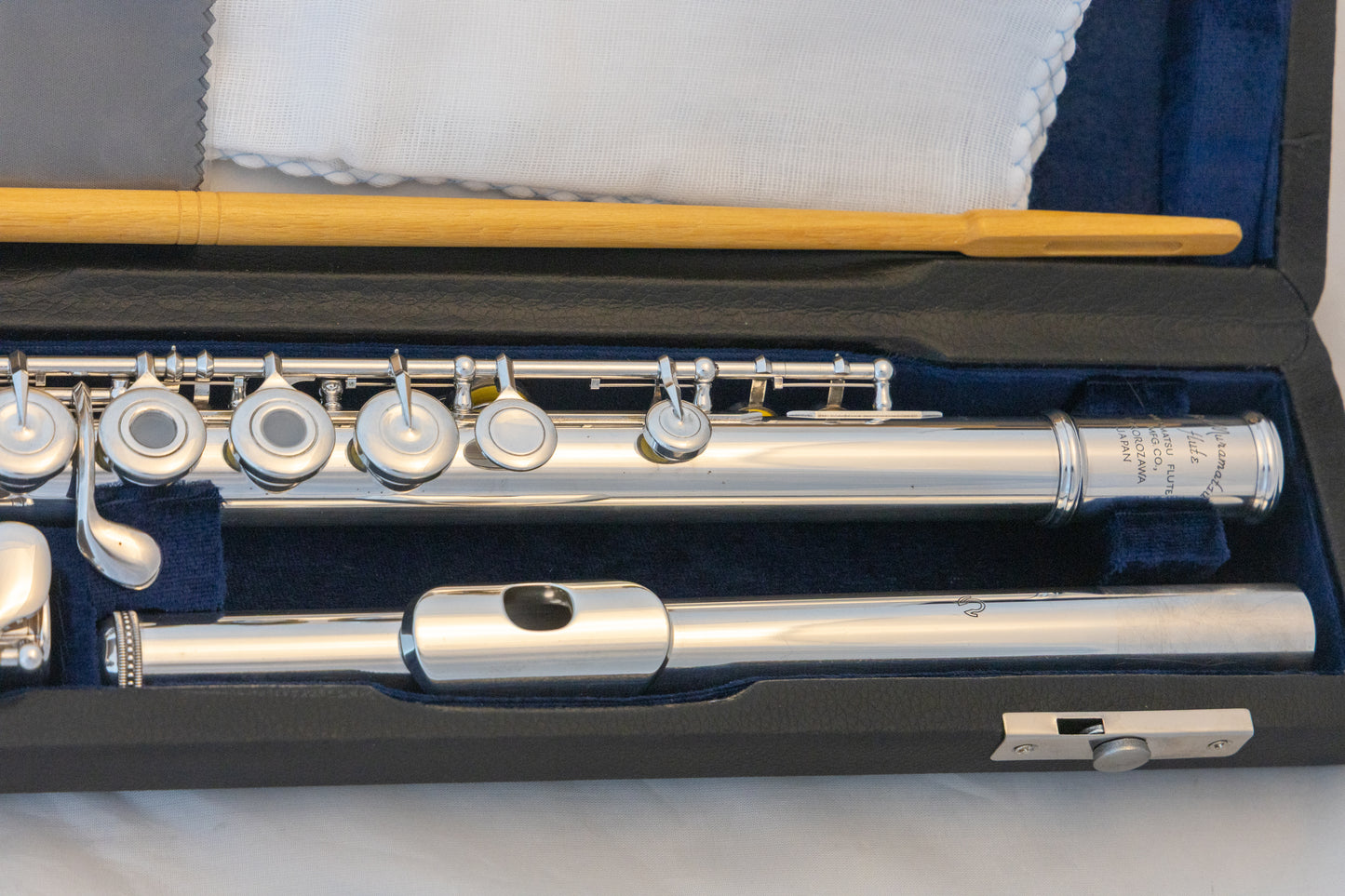 Muramatsu EX III Open-hole Intermediate Flute *Silver Headjoint *Low-B *Made in Japan *Cleaned & Serviced