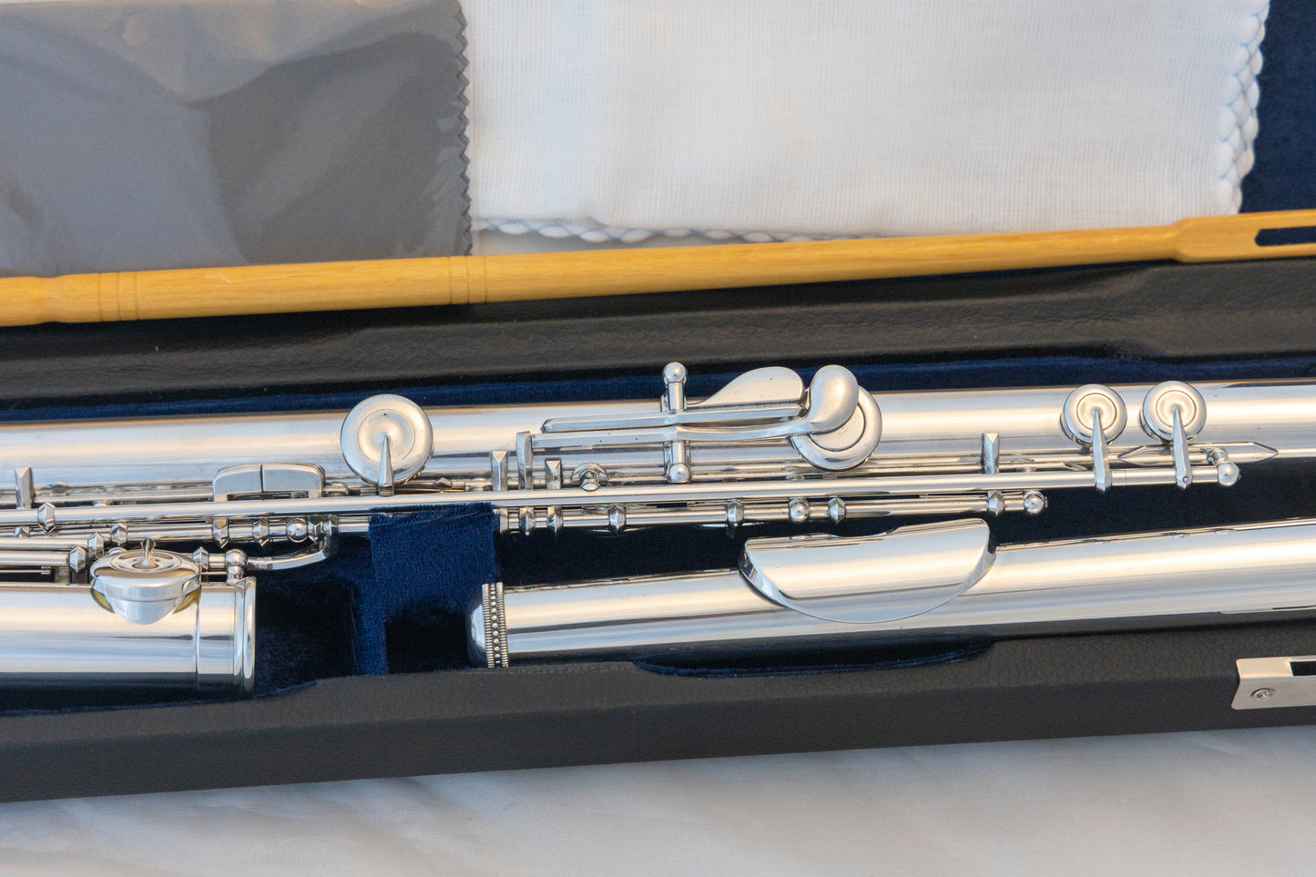 Muramatsu EX III Open-hole Intermediate Flute *Silver Headjoint *Low-B *Made in Japan *Cleaned & Serviced