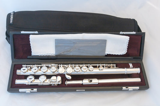Yamaha YFL-311 Intermediate Flute *Silver Headjoint *Split-E *Made in Japan *Cleaned & Serviced