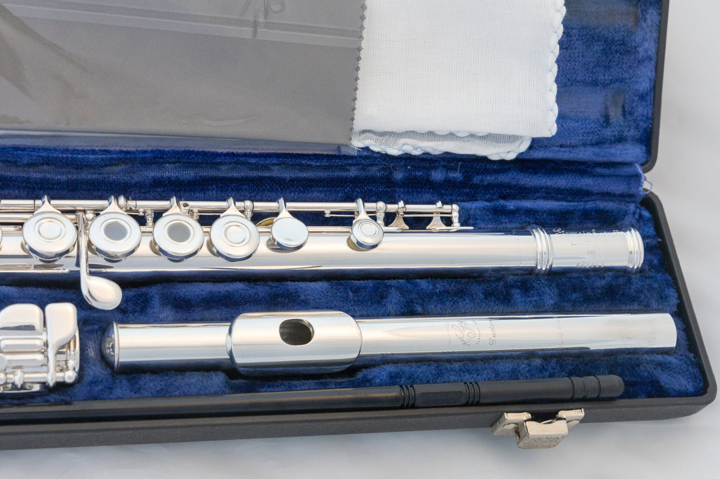 Gemeinhardt 3SB Intermediate Flute *All Solid Silver *B-foot *Open-hole *Cleaned & Serviced