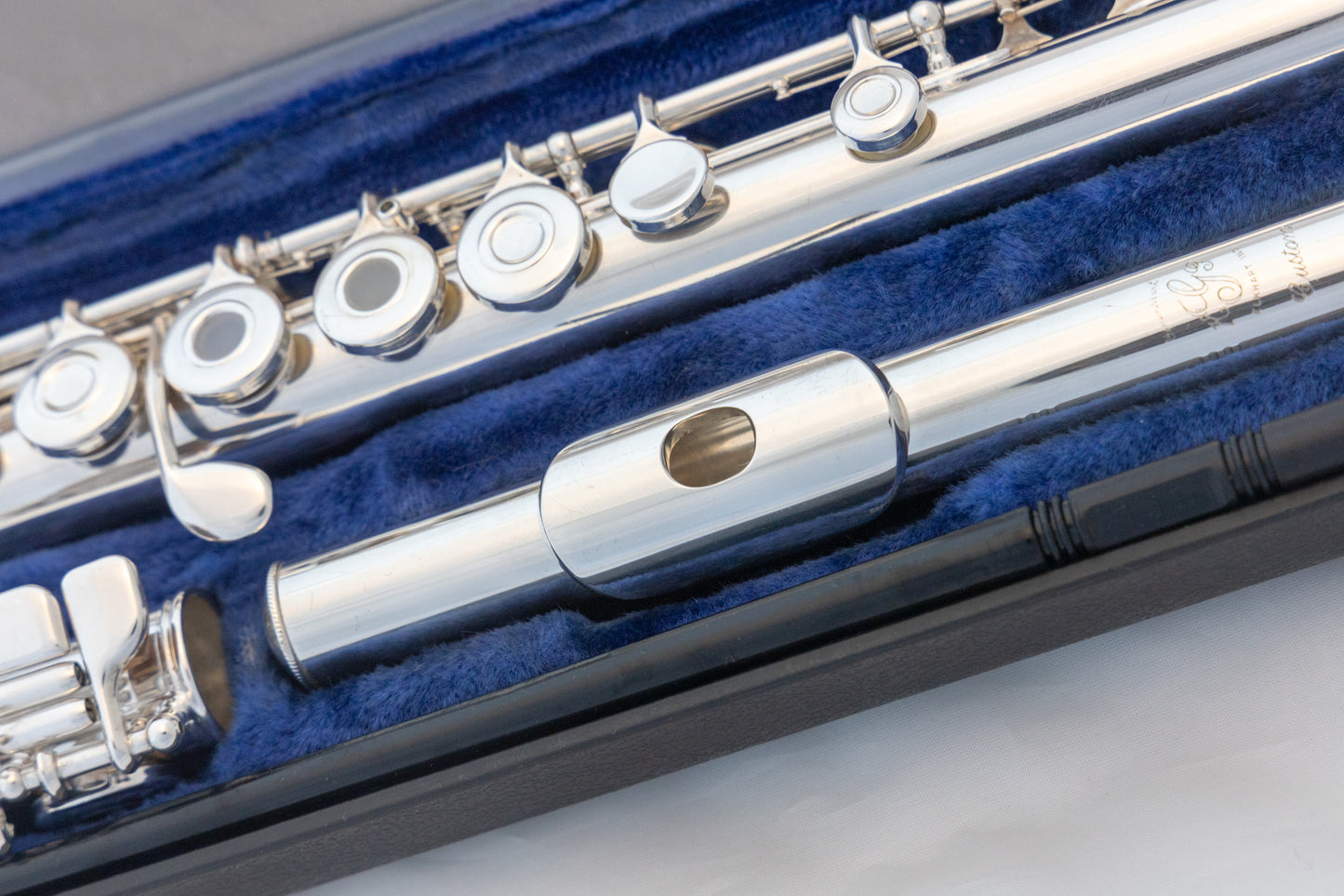 Gemeinhardt 3SB Intermediate Flute *All Solid Silver *B-foot *Open-hole *Cleaned & Serviced