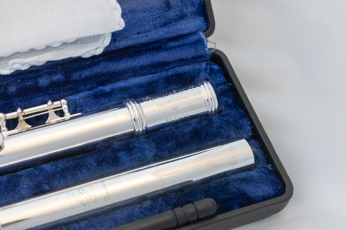 Gemeinhardt 3SB Intermediate Flute *All Solid Silver *B-foot *Open-hole *Cleaned & Serviced