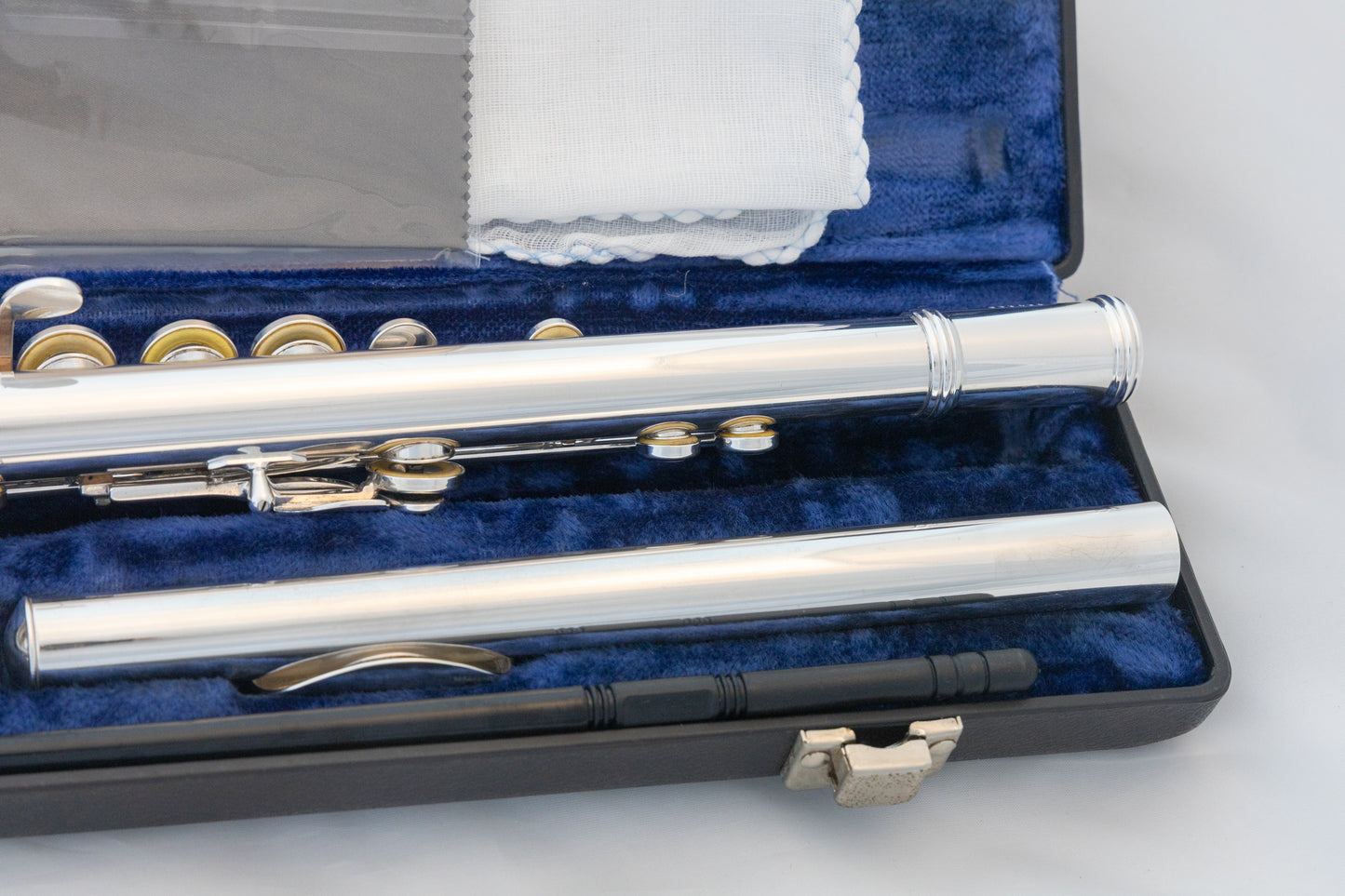 Gemeinhardt 3SB Intermediate Flute *All Solid Silver *B-foot *Open-hole *Cleaned & Serviced