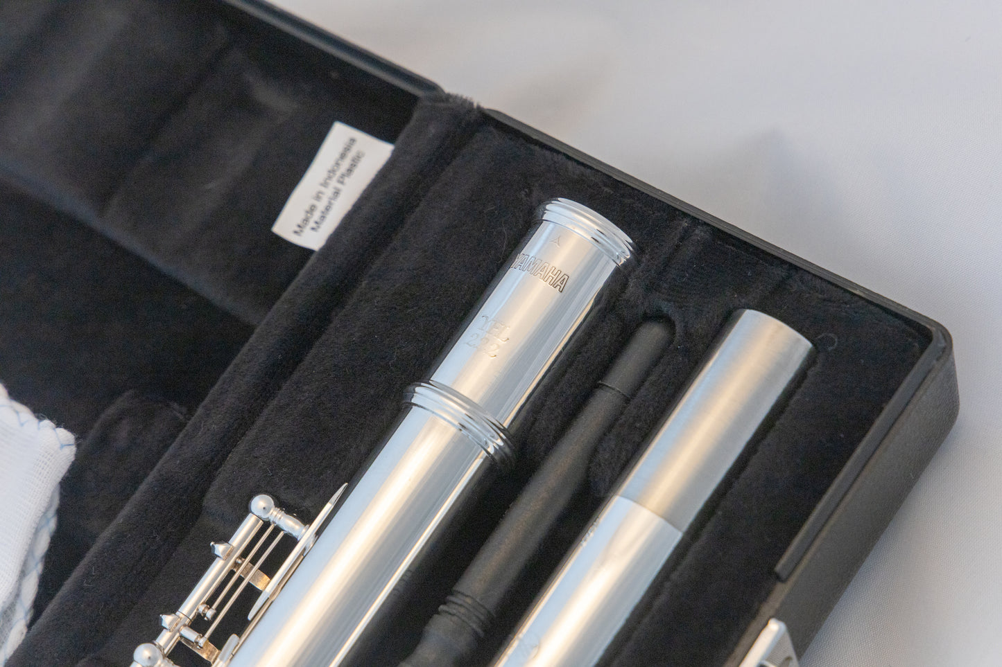 Yamaha YFL-222 Standard Silver-plated Flute *Cleaned & Serviced *Ready to play