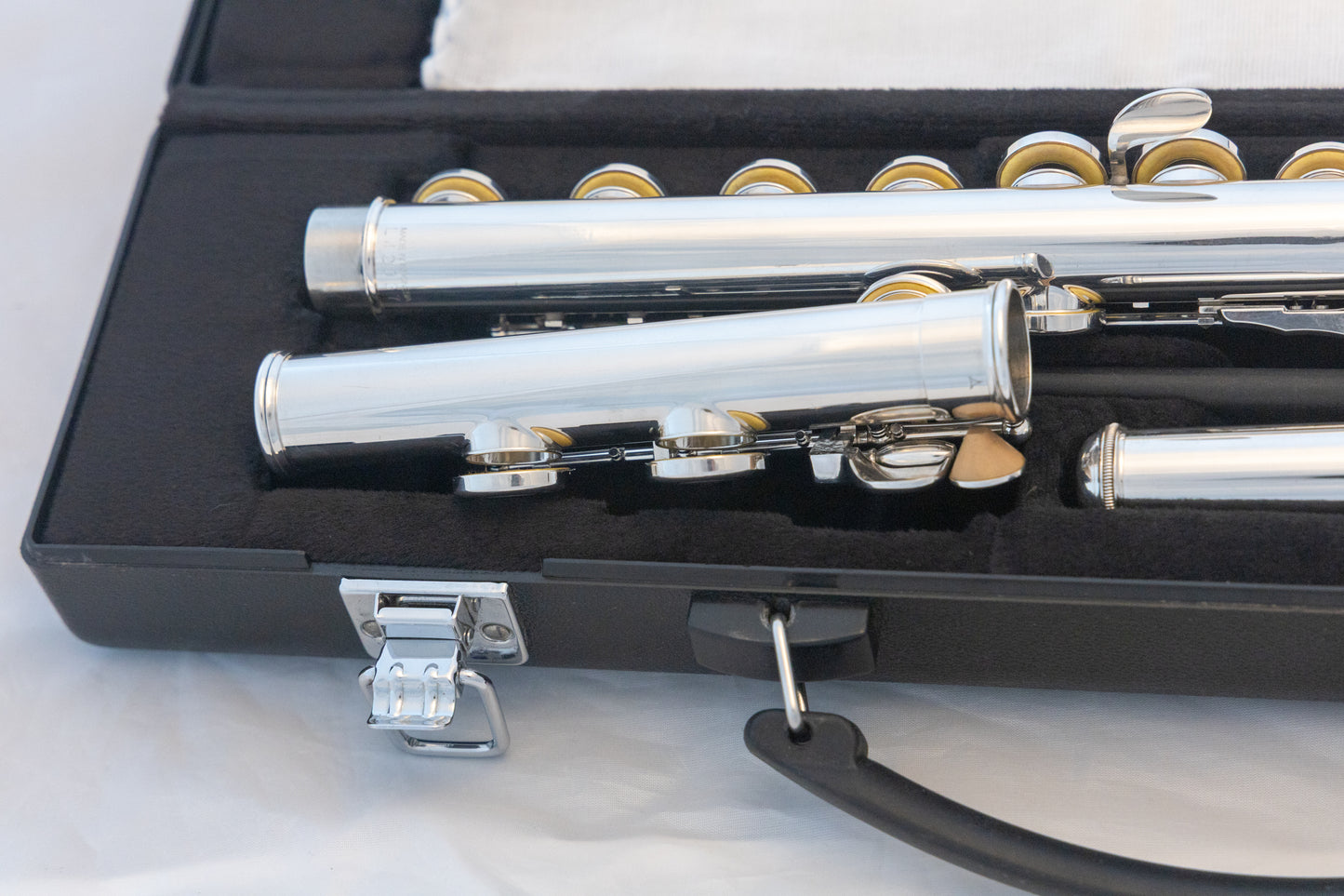 Yamaha YFL-222 Standard Silver-plated Flute *Cleaned & Serviced *Ready to play